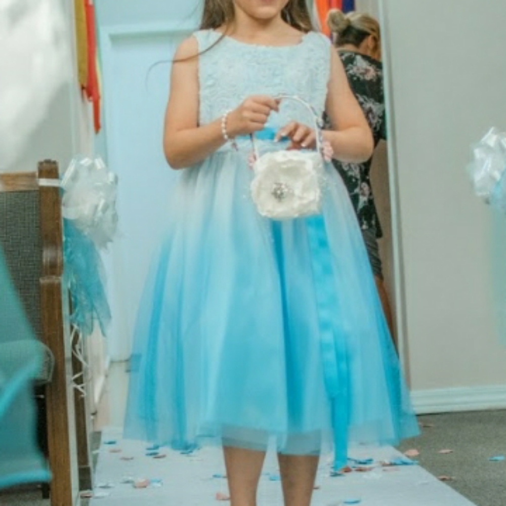 Malibu blue ombre dress